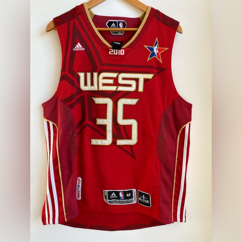 Kevin Durant 2010 All Star Game Jersey Adidas #20/100 Basketball Jersey Size 44